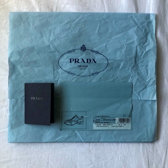 Prada Derby Studded Kiltie Lace Up Shoes EU 37 US 6.5 - Picture 7 of 8